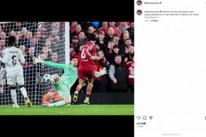 库尔图瓦社媒晒扑索博必进球照：我们付出了努力，遗憾的是还不够